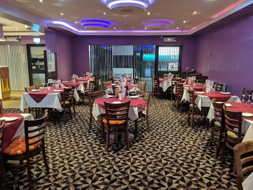 The welcoming dining room at Spice Room